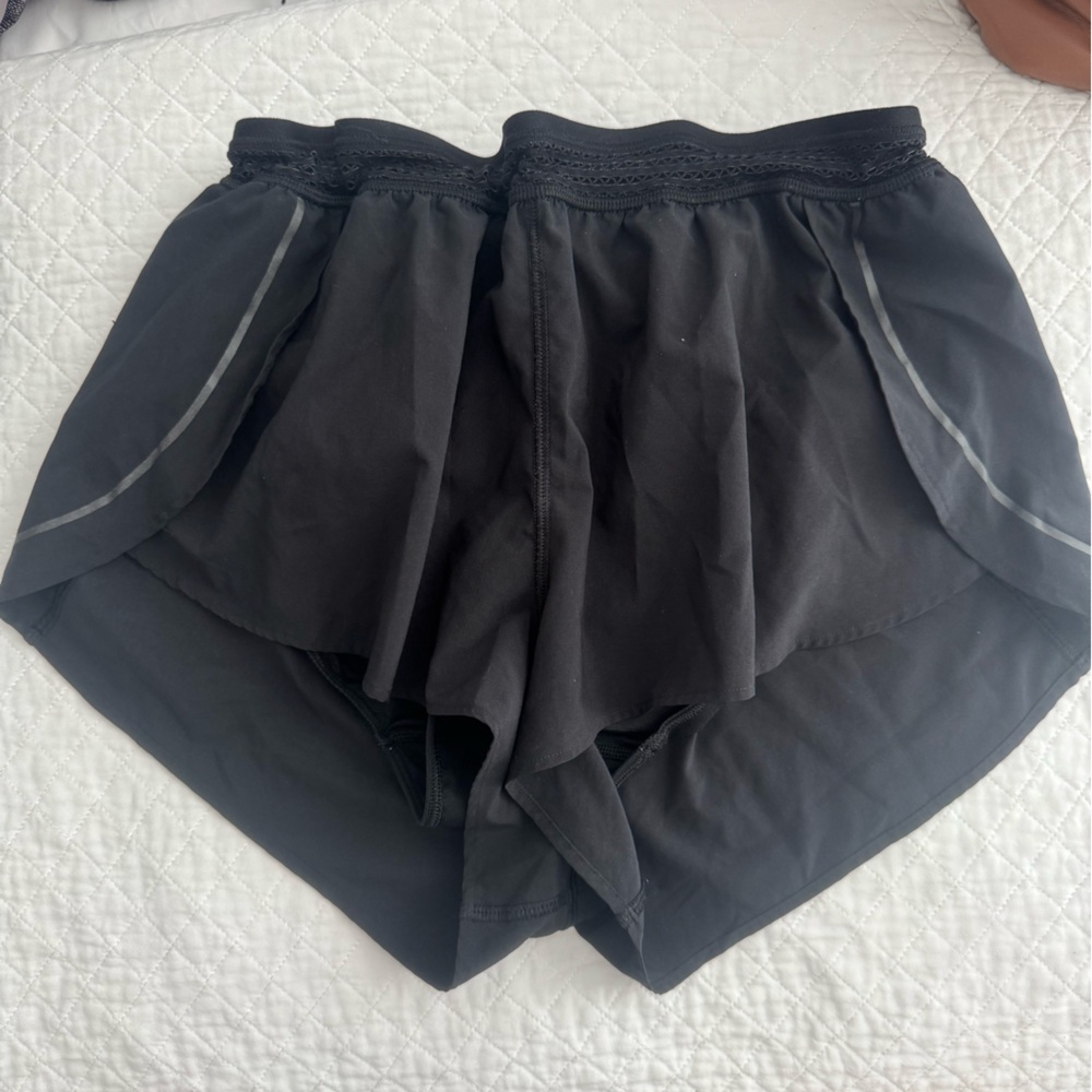Black Athletic Running Shorts